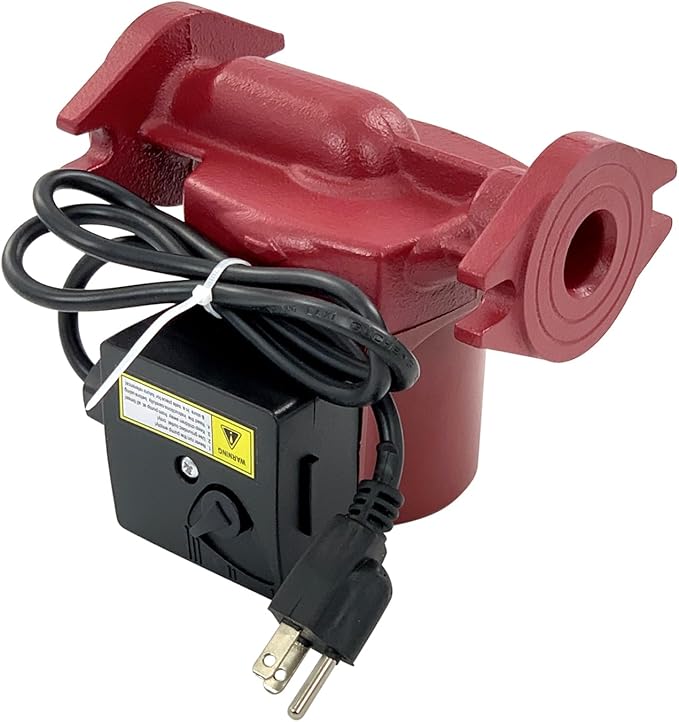 UPS15-58FC 59896341 Three-Speed Circulator Pump 115V 17GPM Compatible with Grund-fos (UPS 15-58 FC) 1/25HP Nonsubmersible Circulation Pump