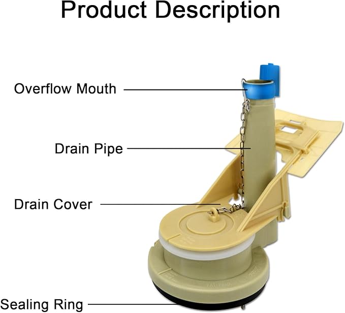 Toilet Flush Valve & WC Lever Replacement Parts,Side Mount Flush Handle Kit,9.8-Inch Solid Copper Rod with Chain,Compatible with 3-Inch One-Piece Toilets,TOTO THU Series Tank Repair Parts