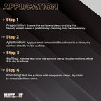 Flitz Faucet Wax Plus - 7.6oz Bottle of USA-Made, Water-Based Faucet Cleaner & Polisher for Water Stains, Fingerprints, & More - Metal Wax for Bronze, Nickel, Chrome, Brass - Granite Polish (24 Pack)