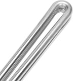 DERNORD 2 Inch (OD64) Tri-clamp 240V 6500W Foldback Heating Element Electric Water Heater with Low Watt Density