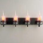 Christmas Flicker Flame Candle Light Bulbs, Country Style Silicone Dipped Flickering Replacement Bulbs for Electric Window Candles, Chandelier, E12 Candelabra Base, 1Watt, 120 Volt, 12 Pack