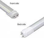 5 Foot T8 LED Tube Light,45W 4500lm,G13 Bi-Pin Base,60 inches End to End,V Shape,Daylight White 5000K,T12 Fluorescent Replacement,Dual-End Power,Ballast Bypass,Shop Lighting,Pack of 10