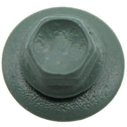#14 Metal Roofing Screws: (250) Screws x 1-1/2" Hemlock Green Hex Head Sheet Metal Roof Screw. Self Starting/Tapping Metal to woodsheet Metal siding Screws-EPDM Washer. for Corrugated Roofing
