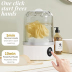 Portable Mini Washing Machine for Underwear, Socks, Baby Clothes – Rechargeable Cordless Compact Washer for Small Loads, Travel & Dorm Use – USB Charging Laundry Machine for Home, Apartment, RV