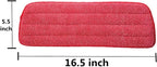 Microfiber Mop Replacement Pads for Wet/Dry Mop Floor Cleaning Pad Fit All Spray Mops (6 Pack)