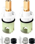RP25513 Faucet Stem Repair Kit 2-Pack, with RP24096 Cartridge & RP4993 Seats Springs, for Delta 2-Handle Tub Shower Sink Faucet Replacement