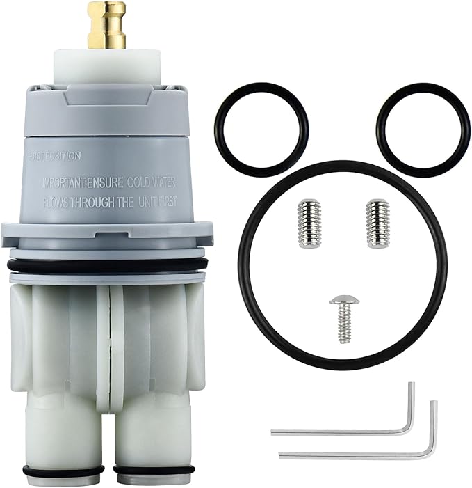 RP46074 Shower Cartridge Compatible with Delta 13/14 Series Single Handle Faucet, Suitable for Delta Monitor MultiChoice Universal Valves Rough-in (2007-present)