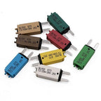 E73 ATM Manual Reset Fuse Low Profile Mini Blade Fuses 5A 6A 7.5A 10A 15A 20A 25A 30A for Boat Marine RV Car Truck DC 12V-28V UL-Rated