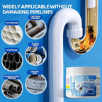 Lanwexy-sink drain hair clog remover cleaner、toilet unclogger heavy duty、bathroom shower pipeline dredging agent、unclog clogged drain、clogged【1 bottles】