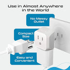 Ceptics World Travel Adapter Set - 2 in 1 USA to Europe, Asia, Africa, India, Japan, Australia, Brazil, China, Israel and more - 11 Pack - Safe Grounded - Works with Cell phones, Laptops, Chargers