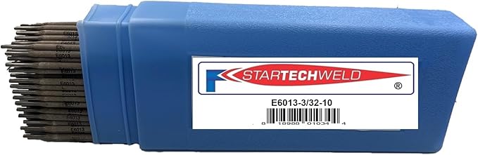 6013 Welding Rod 3/32", E6013 Stick Welding Electrodes 10Lbs with Soft Steady Arc E6013 3/32" (3/32" 10 Pound Box) E6013-094-10