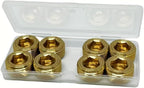 8PCS 3/4" NPT Brass Male Pipe Plug Fitting Hex Counter Sunk Pipe Plug (3/4" NPT)