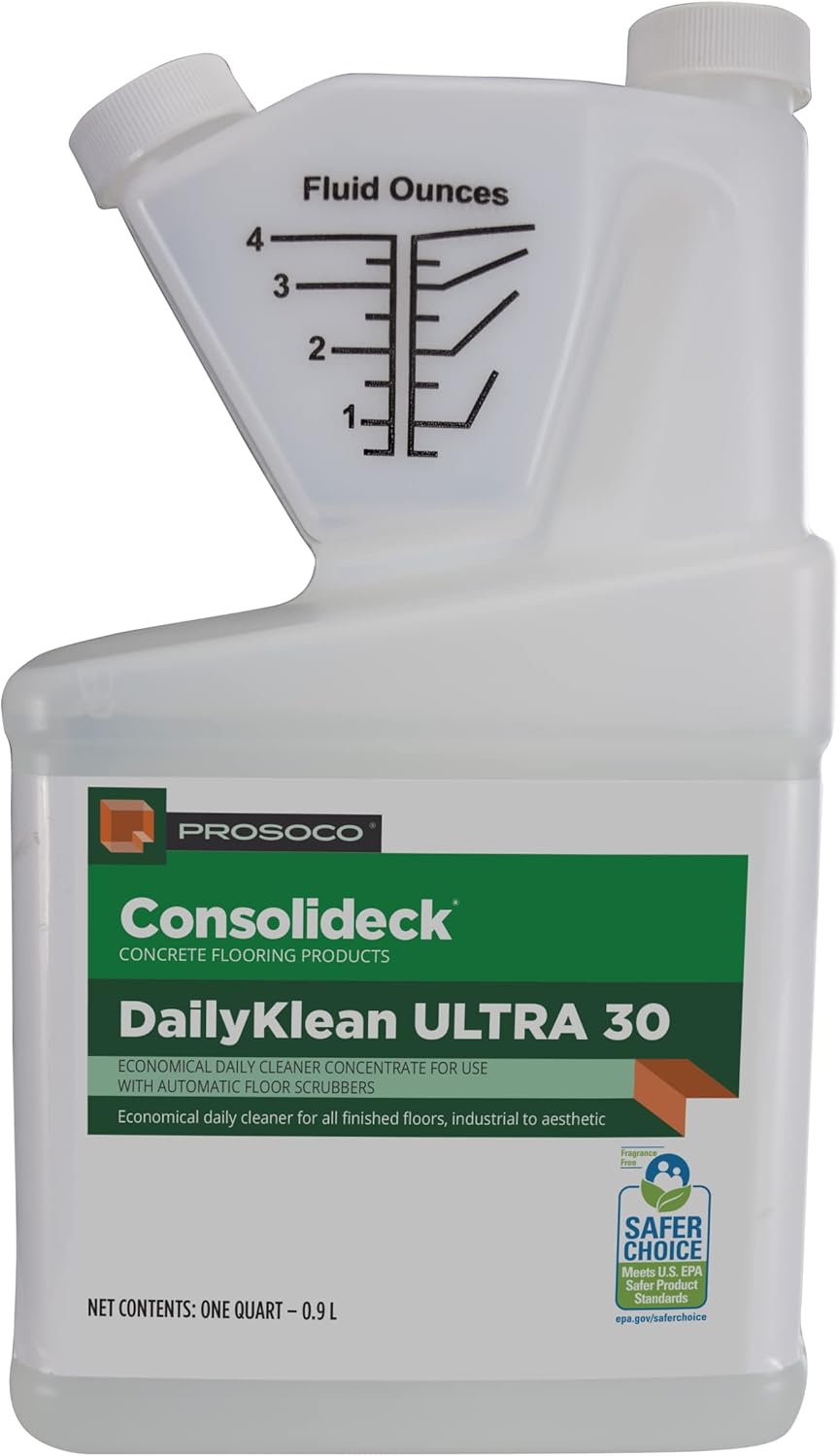 PROSOCO DailyKlean ULTRA 30 Tip N Measure | Economical Daily Maintenance Concrete Floor Cleaner - Trusted by Professionals (6)