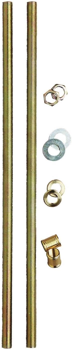Westinghouse 70272 7027200 12" Lamp Pipe Kit, 1 Pack, Yellow