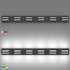 SOLFART 5 Color Temperature Adjustable Modern Vanity Light6 Lights Black Bathroom Light FixturesIndoor LED Bar Lighting 5 Color Temperature Adjustable 5CCT
