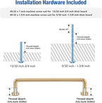 JOY DECOR Cabinet Pulls – 5 Inch Hole Center, Champagne Bronze, 10 Pack, Zinc Alloy Cabinet Handles for Drawers & Cupboard – Vintage Style Hardware for Kitchen, Bathroom, Dresser, Furniture Makeover