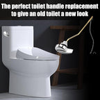 for TOTO Toilet Handle Replacement Parts Kit, Side Mount Toilet Flush Handle for TOTO Kohler Toilet Tank, Universal THU068#CP Trip Lvr for St743S (Zinc Alloy & Copper Lever)