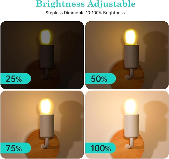 Vintage Edison LED Short Bulb 60W E26 Standard Base Dimmable G45 Small Globe 2700K Soft White 60watt Round Light Bulb Ideal for Home Lighting Fixtures Create Cozy Ambiance in Living Rooms and Bedrooms