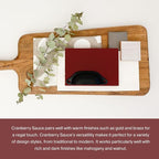 Country Chic All-in-One Chalk Paint for Furniture, Cabinets, Home Decor, Eco-Friendly, Matte Finish, Built-In Primer & Top Coat for Wood, Metal - Cranberry Sauce (red) - 4 oz (118 ml)