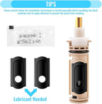 1222 Replacement Cartridge for Moen Shower Valve, Moen Shower Replacement Part Compatible with moen 1222 1222b One-Handle Posi Temp Faucet Cartridges (2 Pack)