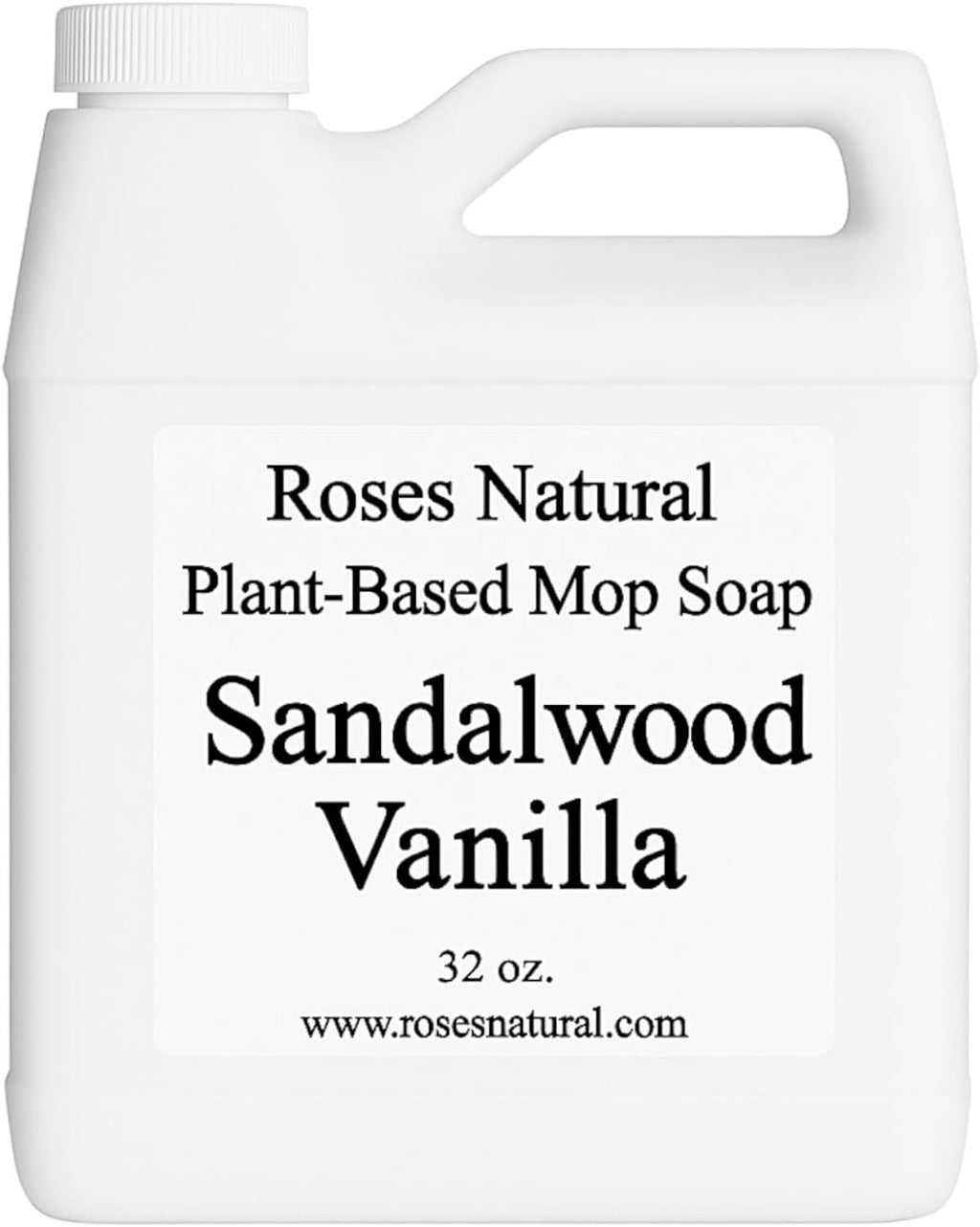 Plant-Based Floor Cleaner Mop Soap – 32 oz | Streak-Free, Highly Scented, Concentrated Mop Solution for Tile, Vinyl, Hardwood & Sealed Floors | Non-Toxic, Eco-Friendly (Sandalwood Vanilla)