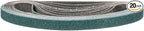 3/8 x 13 Inch Sanding Belt, 20 Pcs 60 Grit Zirconia Knife Sharpener Belts Work Sharpening for Belt Sander Knife Carving Tool Metal Working