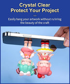 Medium Mounting Putty No Residue, Double Sided Tape Glue Adhesive Dots Clear Museum Sticky Tack, Picture Hanging Strips Fixed Posters Decor Art Craft Party, 0.31 x 0.51 in (480 Pcs)