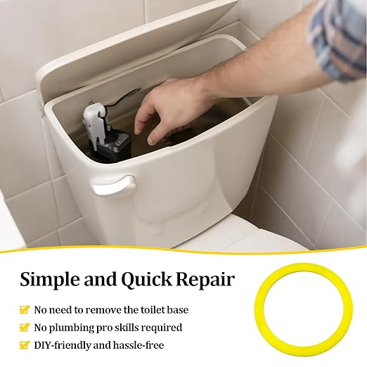 Flush Valve Seal for Kohler, 2 Pack GP1059291 Silicone Replacement for Toilets, Canister Flush Valve Toilet Tank Gasket Replacement Parts