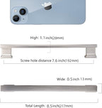 COTYKILEY 10 Pack 7.5 Inch(192mm) Brushed Satin Nickel Cabinet Handles Kitchen Cabinet Pulls Cabinet Door Handles Kitchen Cabinet Hardware