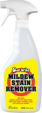 STAR BRITE Mold Stain & Mildew Stain Remover + Cleaner – Lifts Dirt & Removes Mildew Stains on Contact - 22 OZ Spray, clear (085616SS)