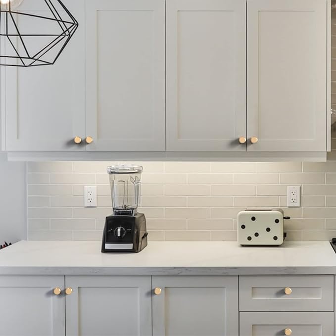 Amerdeco 10 Pack Champagne Bronze Black Knurled Cabinet Knobs Kitchen Cabinet Pulls for Drawer Dresser, Cupboard and Wardrobe ZH040