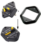 Hi-Amp 150 Amp Circuit Breaker with Manual Reset for Car Audio RV Bus Truck Boat Marine, DC 12V - 48V | Waterproof IP67 Protection 150A Panel Mount