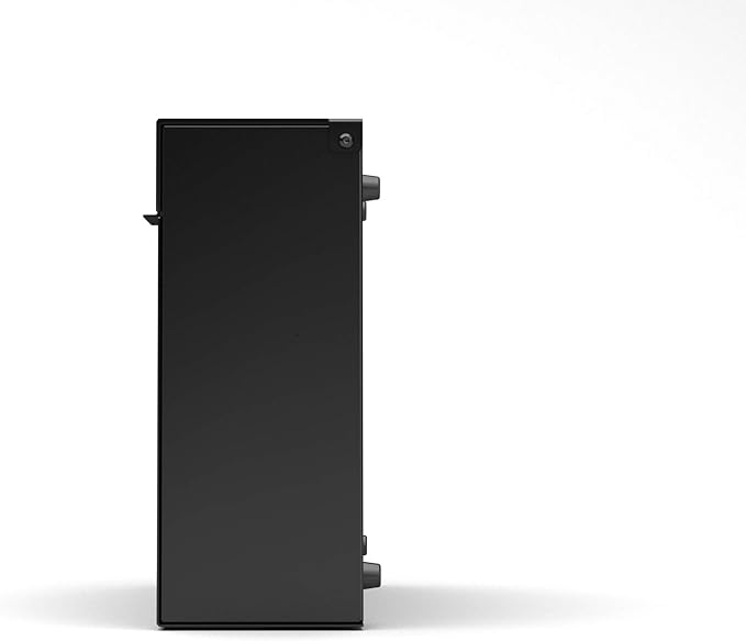 Vsons Modern Design Mailbox, Wall-Mount Mailbox Vsons Design Mitch B (Aluminum Black Powder Coated) (Black) (Black with Numbers)