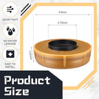 Marsui 4 Pack Toilet Wax Ring Thick Toilet Bowl Wax Ring Gasket for Toilet Bowl Toilet Wax Ring Seal for 3-inch/4-inch Waste Line-Gas, Odor and Watertight Seal (Extra Thick)