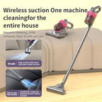 PATO Cordless Vacuum Cleaner,Stick Vac with LED Screen,4 in 1 Mattress Vacuum, 1500mah Battery, Strong Suction,Suitable for Bed, car, Sofa, Carpet, pet Hair，Hardwood Floor