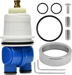 RP19804 Shower Cartridge Replacement for Delta 1300/1400 Series Single-Handle Tub and Shower Faucets and Monitor Valve (1993–2007), with RP22734 Bonnet Nut, Pressure-Balancing Valve Core