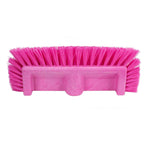 SPARTA Multi-Level Tile Scrub Brush 12" Wide Brush Head, Heavy-Duty Tile Cleaning Brush with End Bristles for Commercial Tiles, Tubs and Floor, Plastic, 12 Inches, Pink, (Pack of 12)