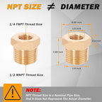 135 Pcs DOT Air Brake Line Fittings, 1/4" 3/8" 1/2" Brass DOT Compression Air Nylon Tubing Fittings Connectors Assortment For Trucks or Industrial Use