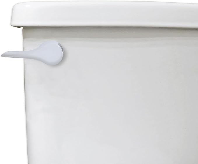 Danco 12064 Curved Replacement Handle with Front Angle/Side/Vertical Mount in Toilet Tank Lever, White