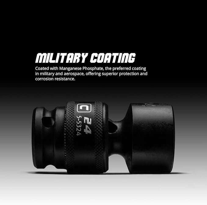 Capri Tools 18 mm Universal Impact Socket, 1/2-Inch Drive, 6-Point, Metric