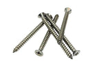 Bolt Dropper #14 X 3'' Stainless Steel Flat Head Phillips Wood Screw, (25 pc), 18-8 (304) Stainless Steel Sheet Metal Screws - Type A Point, Plain Finish