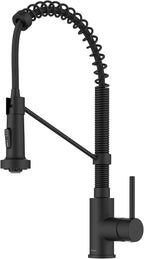 KRAUS Bolden Commercial Style 2-Function Single Handle Pull Down Kitchen Faucet in Matte Black, KPF-1610MB