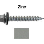#14 Metal Roofing Screws: (250) Screws x 1-1/2" Galvanized Hex Head Sheet Metal Roof Screw. Self Starting Metal to Wood Sheet Metal Screws with EPDM Washer. for Corrugated Roofing