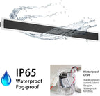 Aipsun Outdoor Wall Lighting 1 Pack, Black LED Exterior Sconces 3000K,31.5inch Modern Outdoor Wall Light Fixtures for House Courtyard Balcony Porch