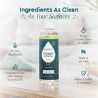 Puracy Multi-Surface Cleaner Concentrate - Plant-Powered Everyday Surface Cleaner - Natural All Purpose Cleaning Solution As Seen on TikTok (Free & Clear, 16 fl oz)