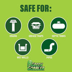 Green Gobbler Enzyme Drain Cleaner | Controls Foul Odors & Breaks Down Grease, Paper, Fat & Oil in Sewer Lines, Septic Tanks & Grease Traps | 1 Gallon
