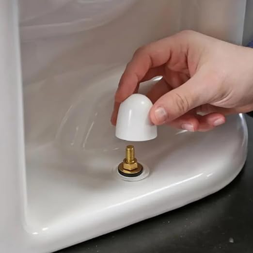 1Set Toilet Accessories Toilet Flange Bolts Universal Toilet Bolt and Cover Set Includes Closet Bolts Nuts and Washers for Most Toilets