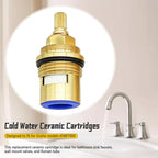 45887000 Ceramic Cartridge Compatible with Grohe Faucet, Bathroom Sink Faucet Cartridge Replacement, 3/4-Inch Wall Mount Valves, Cold Water for Ceramic Cartridge