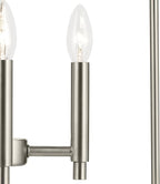 Kichler Madden 25.5" 4 Light Pendant in Brushed Nickel, Soft Modern Fixture, for an Entryway, Breakfast Nook, Laundry Room, (25.5" x 16"), 52722NI