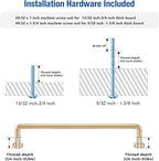 JOY DECOR Cabinet Pulls – 6-1/4 Inch Hole Center, Champagne Bronze, 20 Pack, Zinc Alloy Cabinet Handles for Drawers & Cupboard – Vintage Style Hardware for Kitchen, Bathroom, Dresser